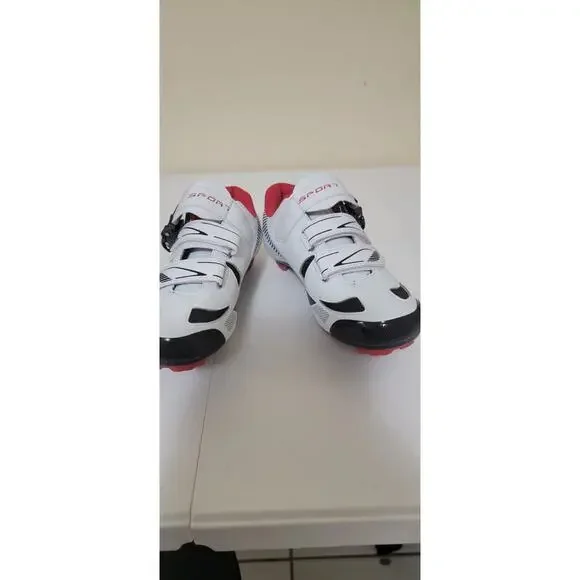 Men's Cycling Shoes Road and Mountain Bike SPD Indoor Outdoor Bicycle - Picture 3 of 8